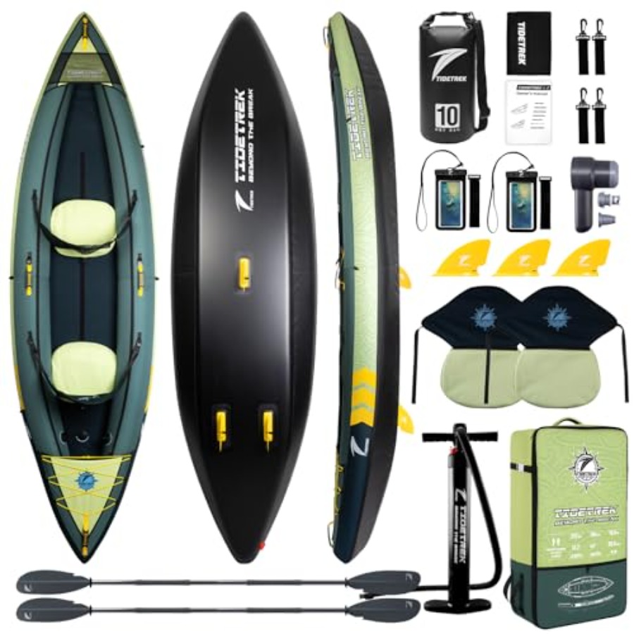 Fishing Kayak Seat - Kayak gonflable de randonnée pour lac,
